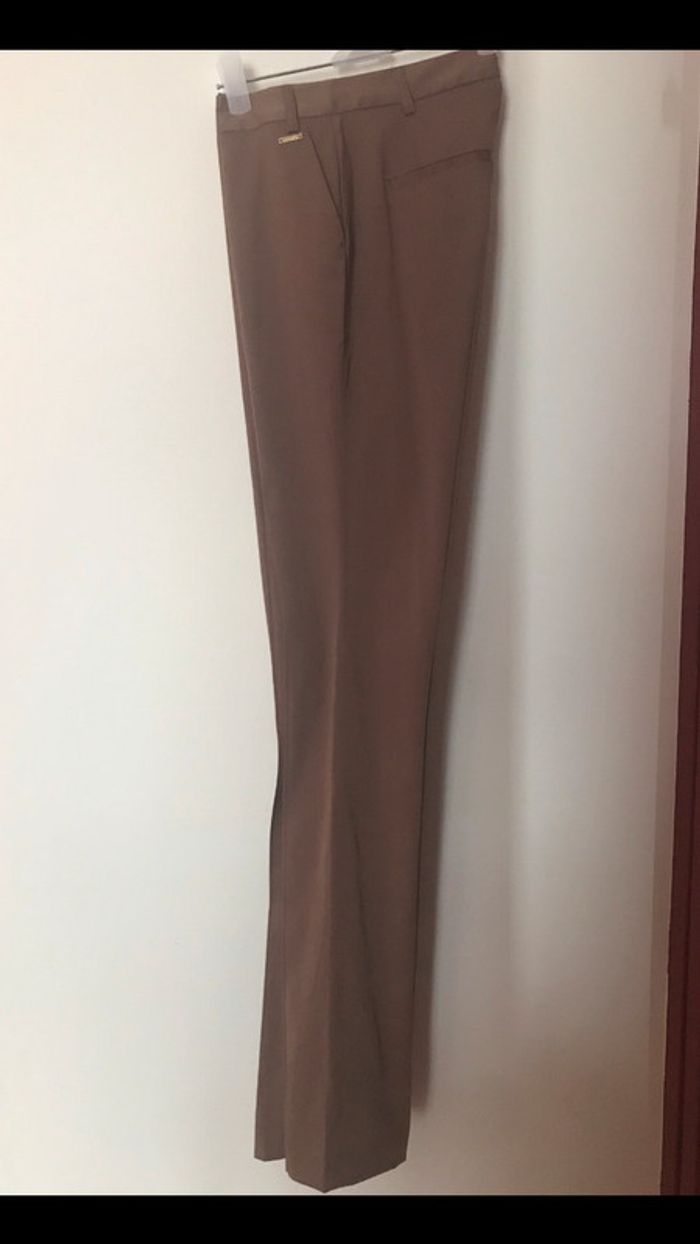 Pantalon droit T34 La city couleur camel - photo numéro 3