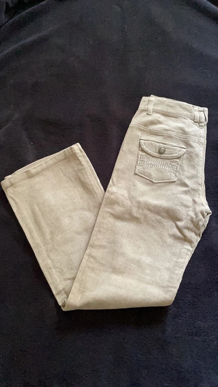 Pantalon velours fille