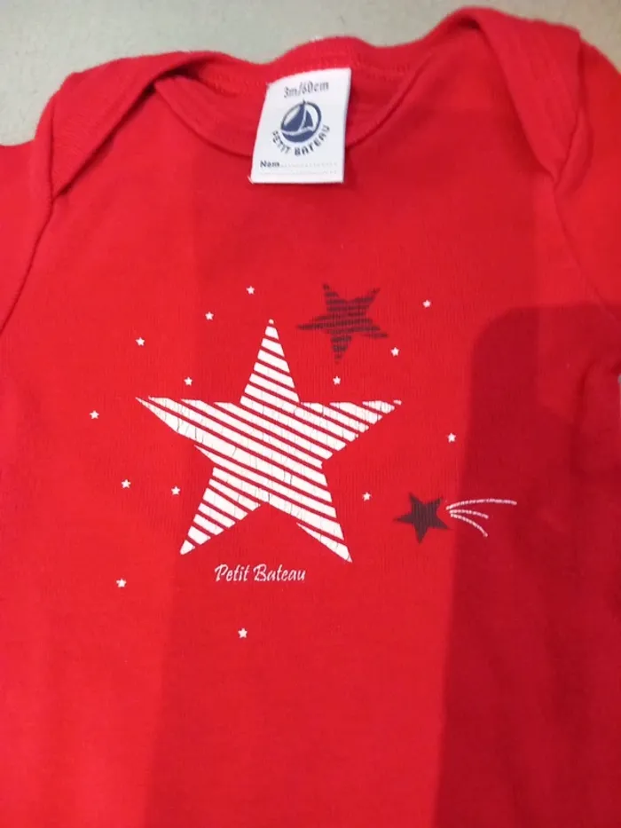 Lot body manches longues petit bateau - photo numéro 3