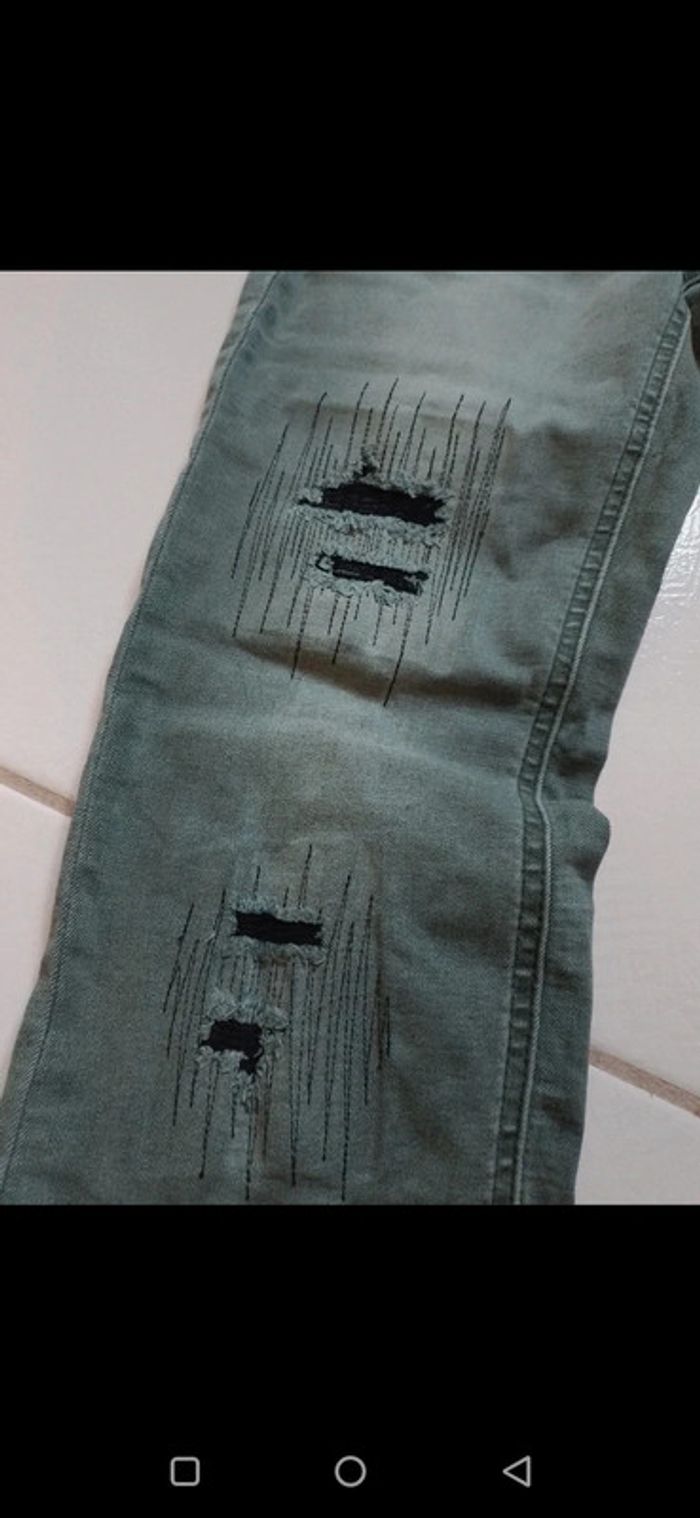 Jeans femme skinny gris vert Street One - photo numéro 12