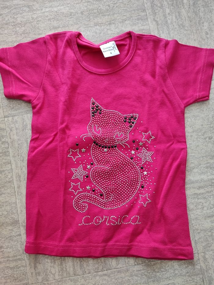 T-shirt fille 4 ans