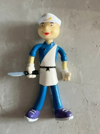 Figurine flexible courte paille