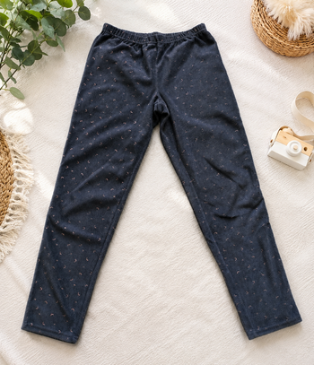 ✨ Pantalon de pyjama polaire Kiabi XS gris à motifs – chaud & confortable – bon état ✨