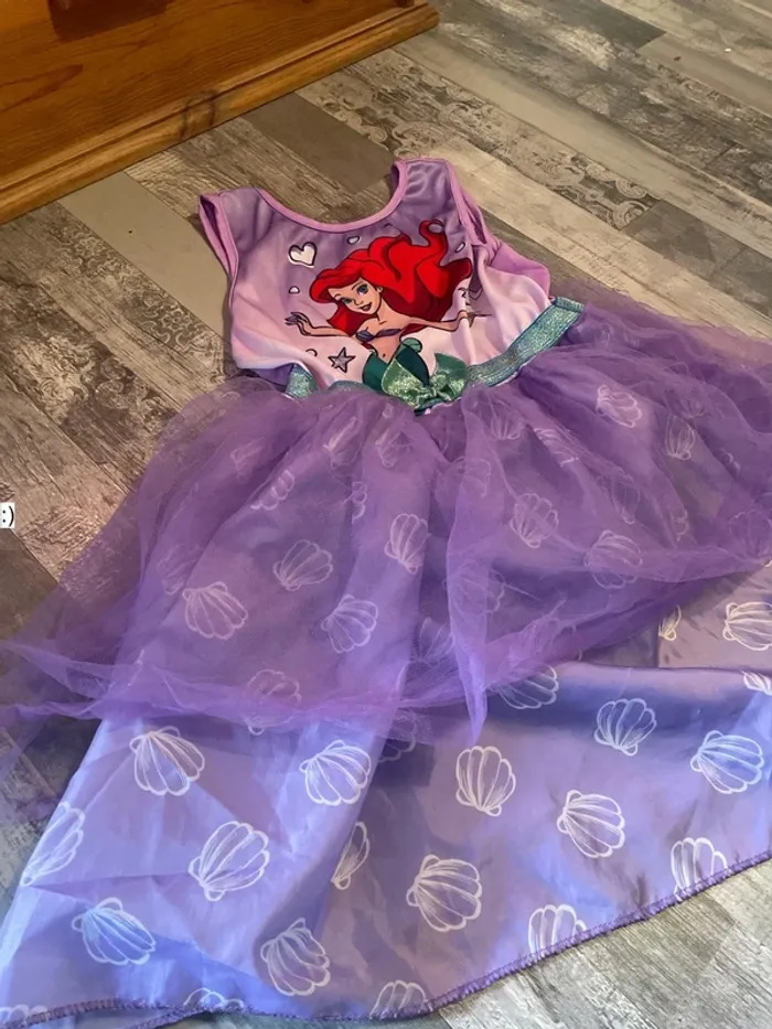 Robe ariel fille 4-6 ans / Disney - photo numéro 2