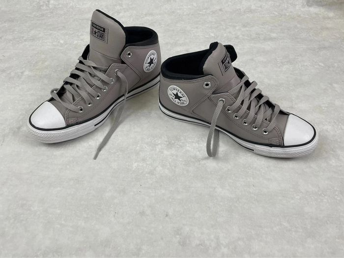 Converse Cuir synthétique grises modèle USA - photo numéro 2