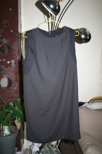 🌸👍Chic 👍Robe noire droite midi chic Taille 36 "Mango" Neuve 🌸