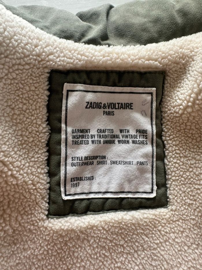 Superbe manteau kaki Zara - photo numéro 7