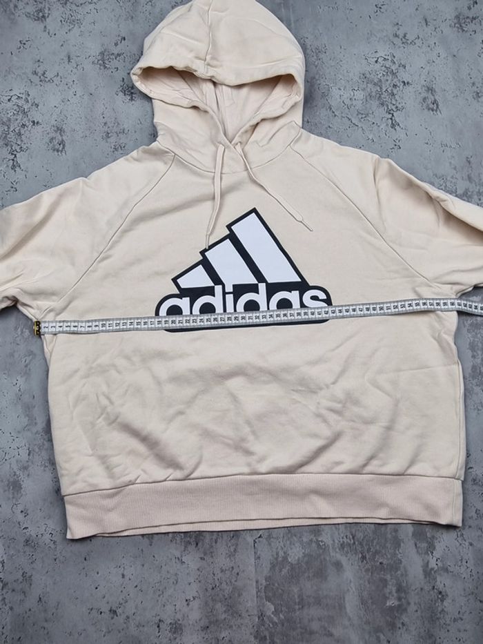 Sweat a capuche Adidas crème, M Femme - photo numéro 5
