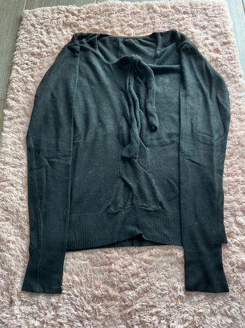 Pull noir taille unique