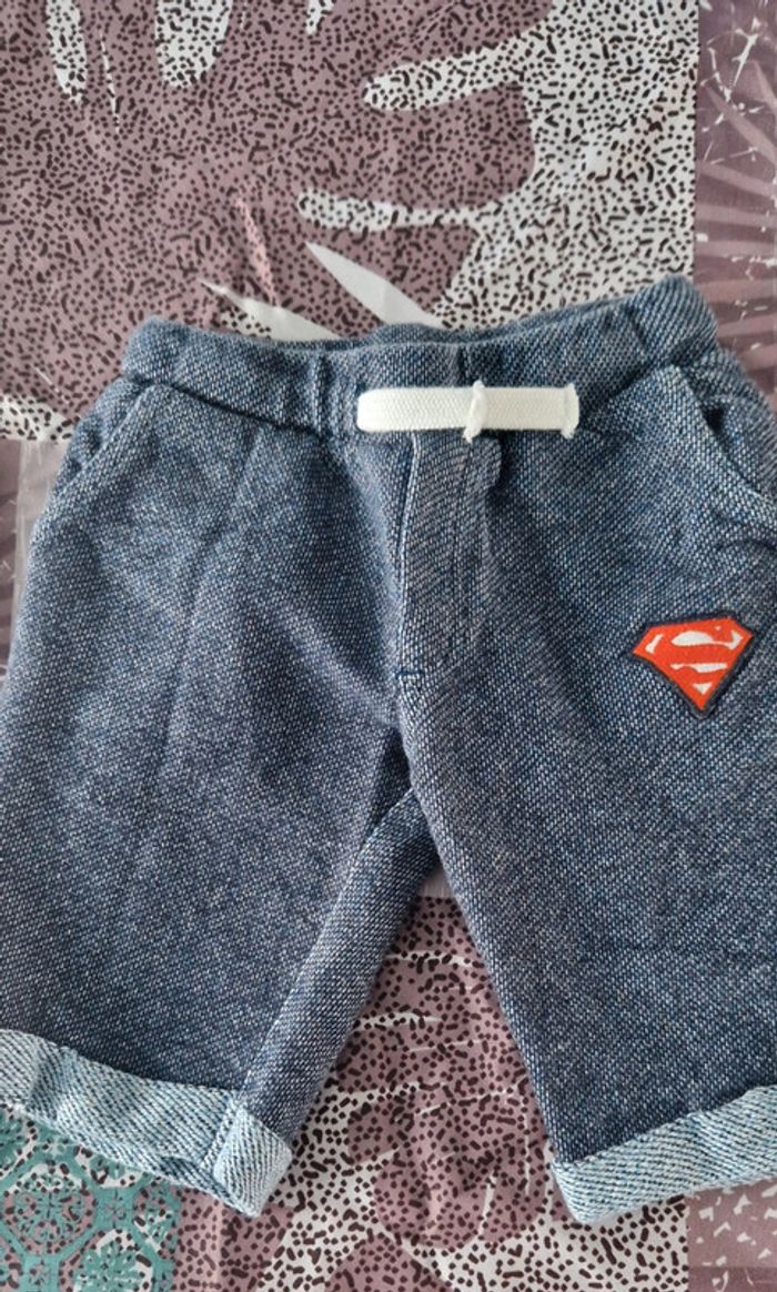 Ensemble short débardeur superman 5 ans - photo numéro 3