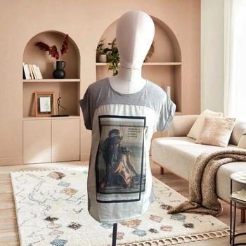 T-shirt gris kiabi M