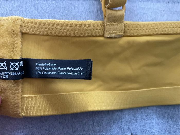 Soutien-gorge jaune Rougegorge - photo numéro 9