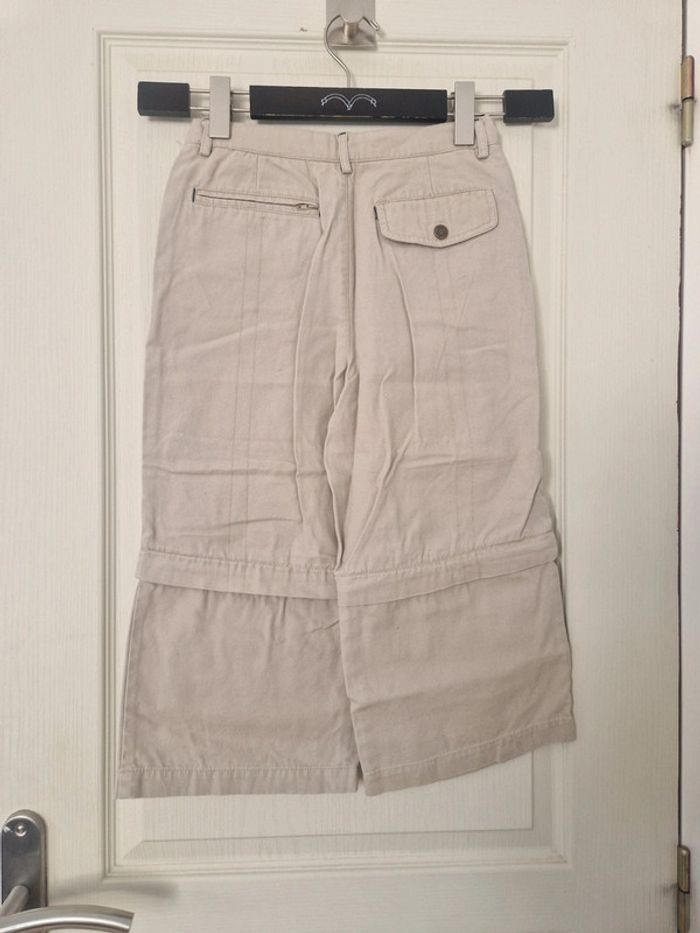 Neuf bermuda et pantacourt 2 en 1 beige fille Teen's moving 10 ans 100% coton - photo numéro 6