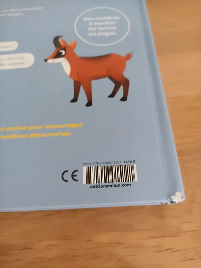 Livre les animaux des montagnes à toucher. - photo numéro 6