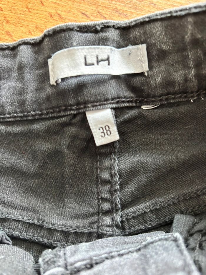 Short jeans gris foncé LH homme taille 38 - photo numéro 2