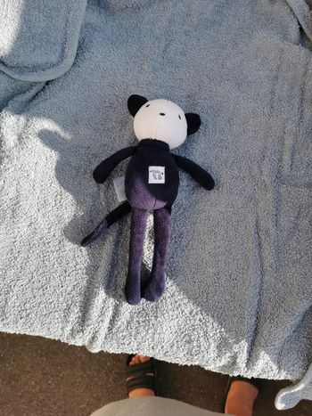 Peluche doudou chat rain de blé