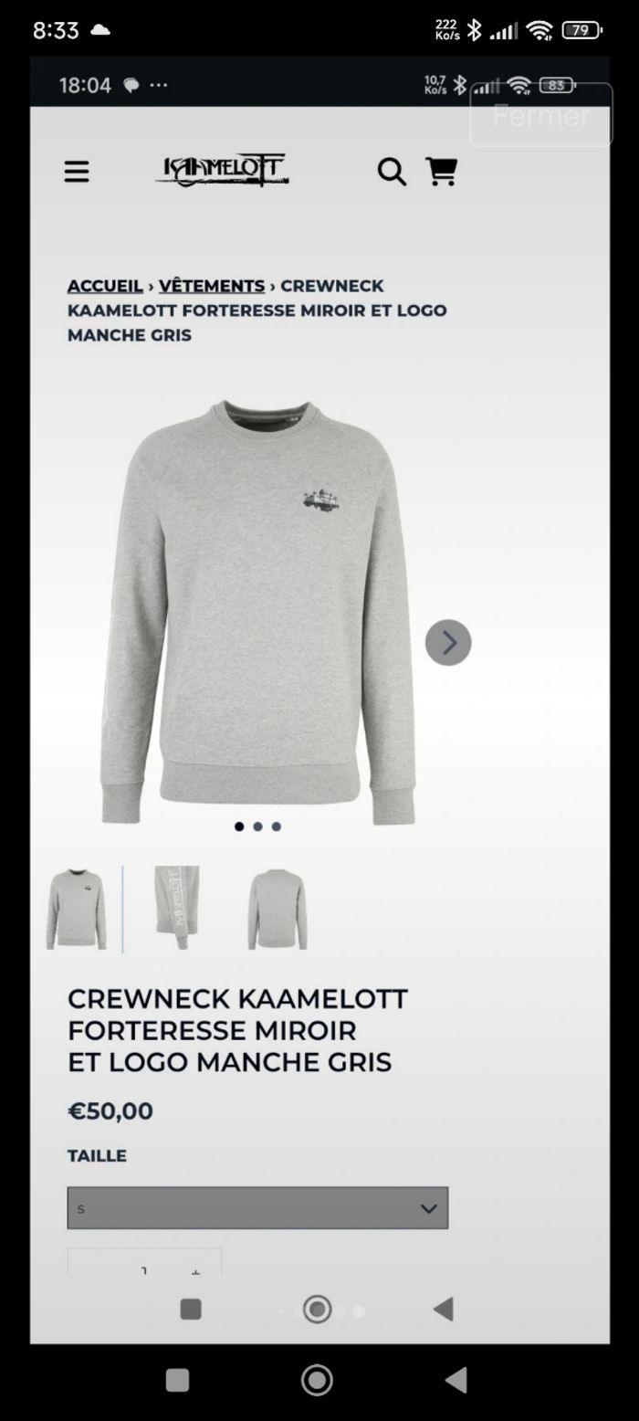 Sweat Kaamelott - photo numéro 6