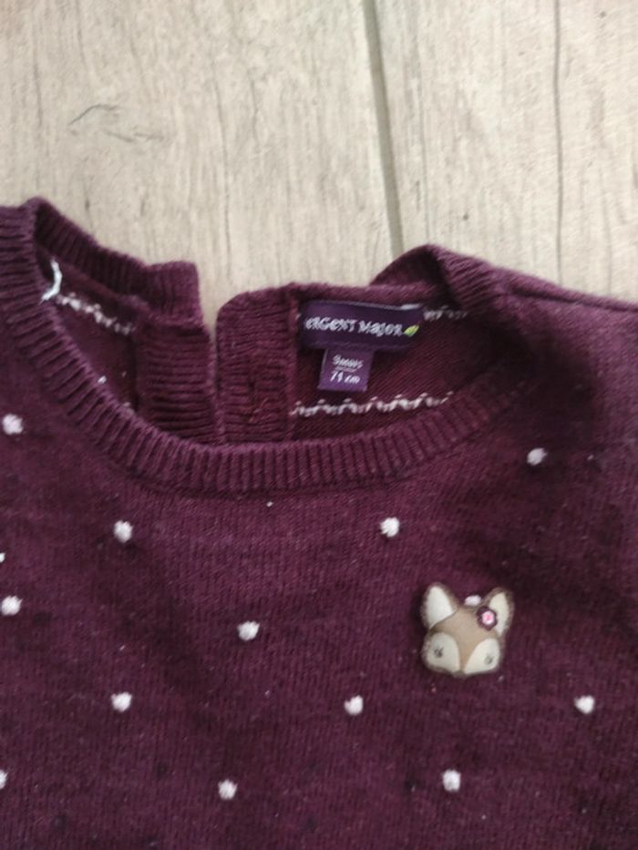 Ensemble avec robe hiver Sergent Major 9 mois - photo numéro 3