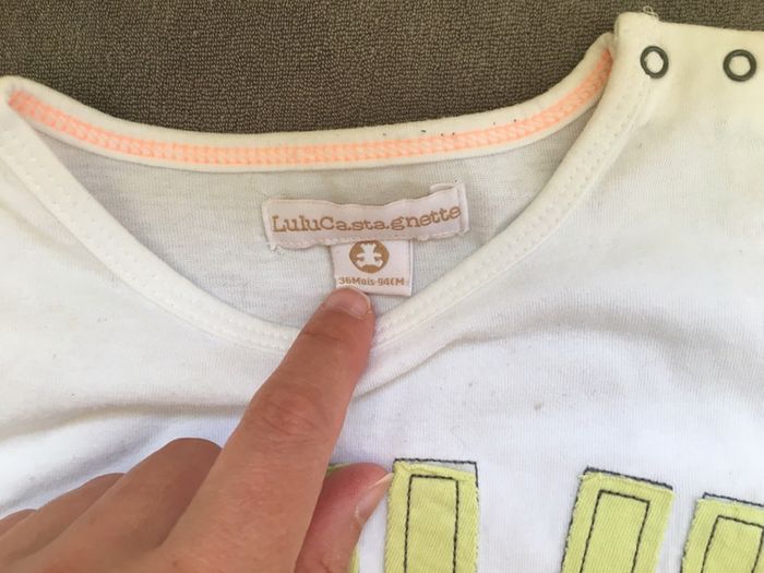 T-shirt manches courtes Lulu Castagnette 3 ans - photo numéro 2