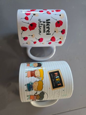 Lot de 2 tasses cadeau
