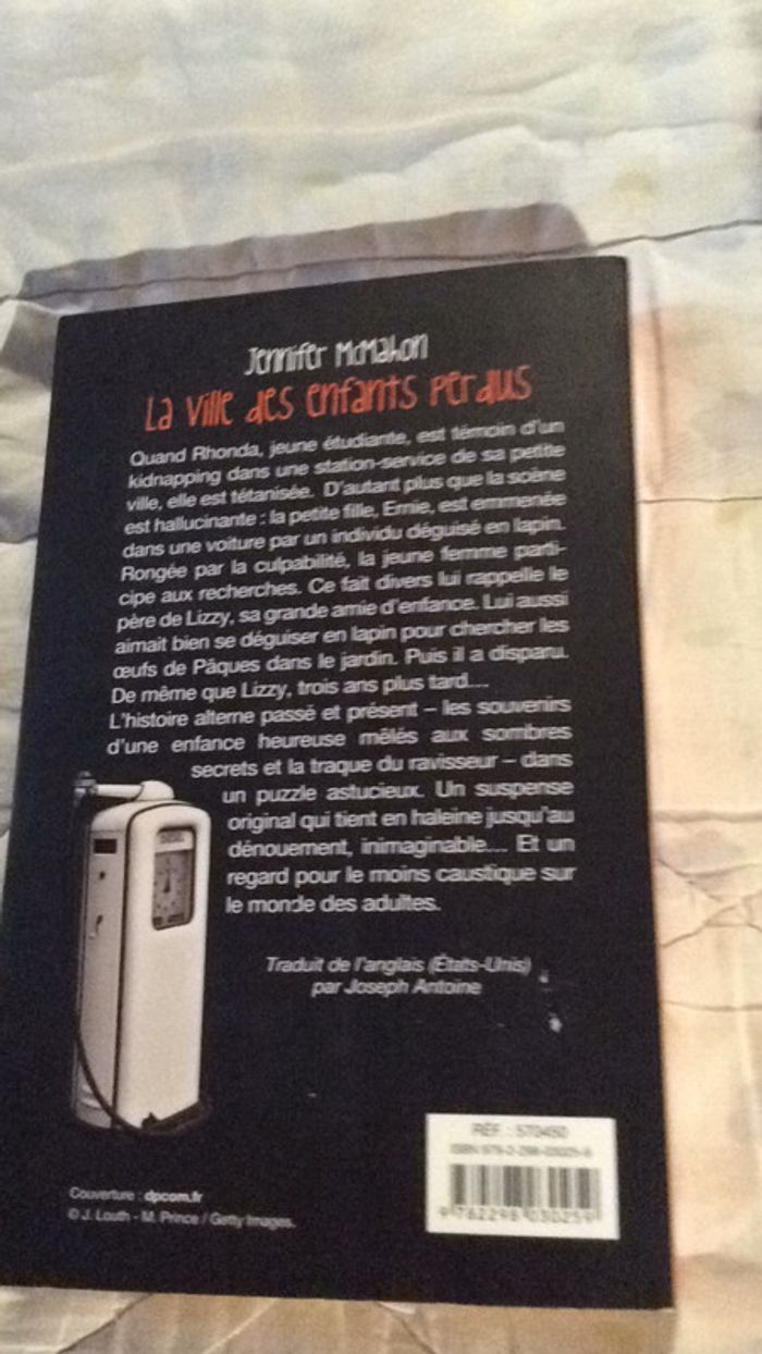 #la ville des enfants perdus par Jennifer McMahon - photo numéro 3