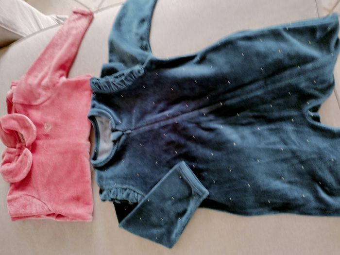 Lot pyjama velours fille 2 Ans - photo numéro 2