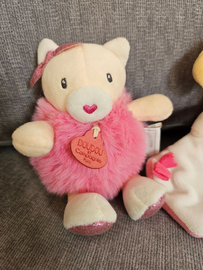4 Peluches neuves Doudou et compagnie - photo numéro 3