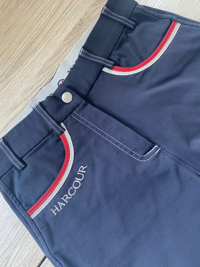 Pantalon d’équitation Harcour – Taille 34 – Bleu Marine - Très bon état - photo numéro 4