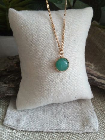 Collier aventurine, pierre naturelle