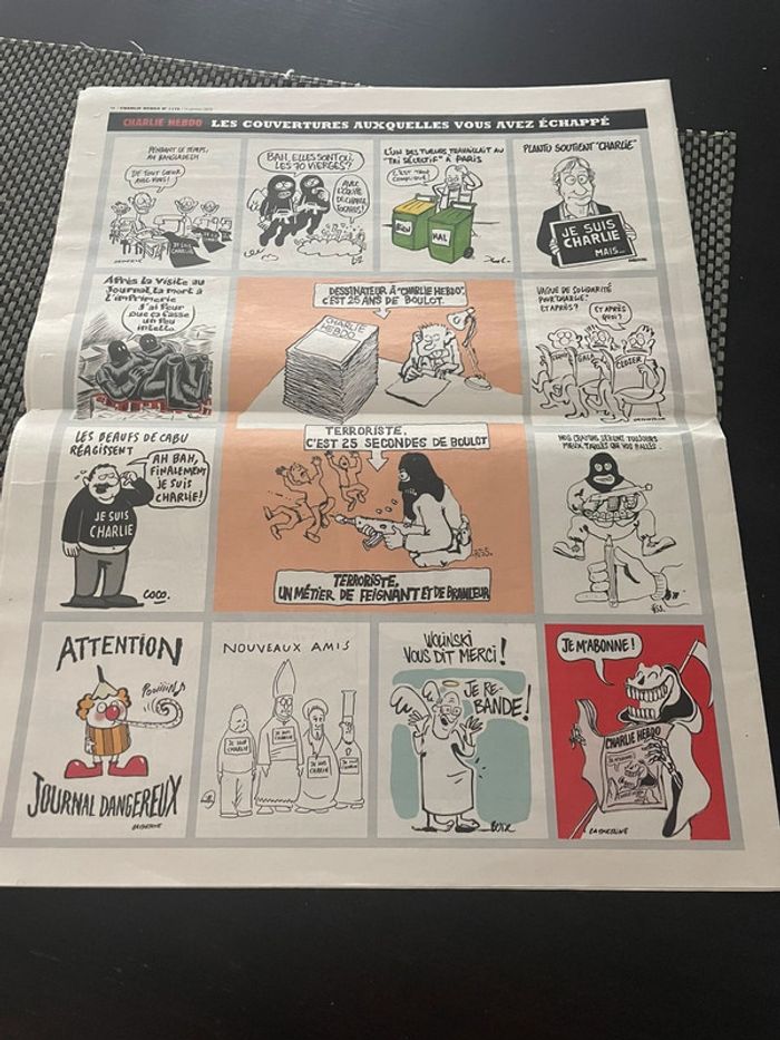 Charlie Hebdo n°1178 - 14 janvier 2015 - Édition collector - photo numéro 2