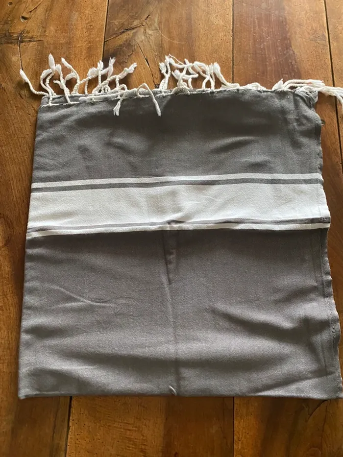 Fouta de plage Foutazur marron - photo numéro 2