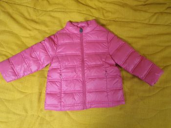 Doudoune chaude bébé fille 2 ans Sergent Major rose fuchsia