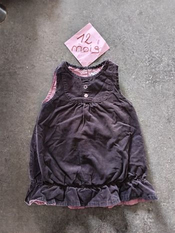Robe velours 12 mois