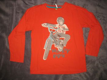 TEE SHIRT ML ORANGE GARÇON "ORCHESTRA" - 10 ANS - n°13