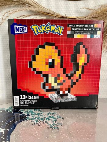 MEGA - Salameche Pixel art- Pokémon