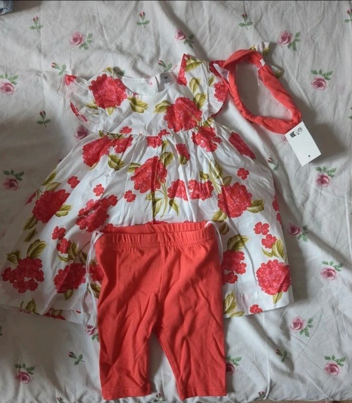 Ensemble robe pantalon bandeau 6 mois
