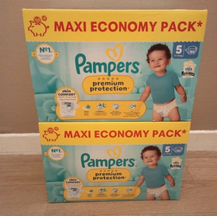 2 carton Pampers taille 5