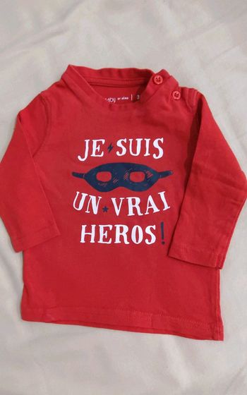 Maillot manches longues 3 mois