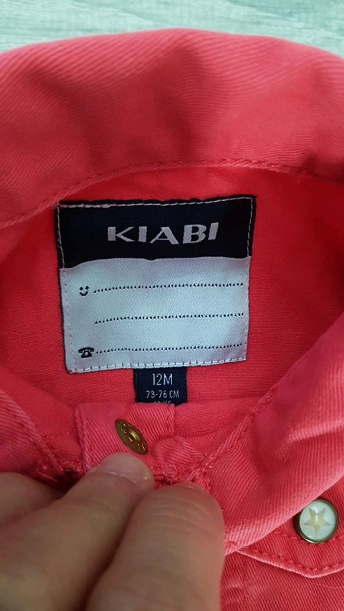 Veste en jean Taille 12 mois - photo numéro 5