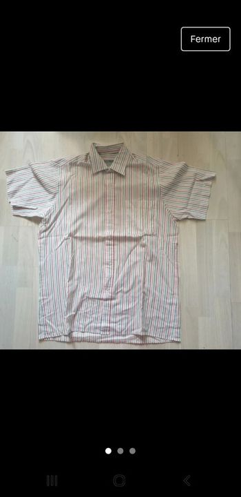 Magnifique chemisette vintage authentique L