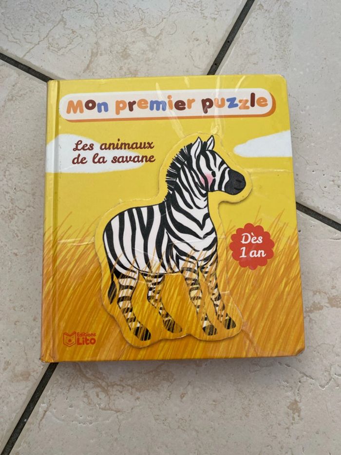 Mon premier puzzle les animaux de la savane