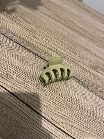 Pince à cheveux beige