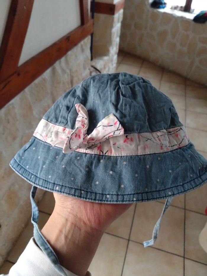 Chapeau d été bébé fille 12 a 24 mois sergent major