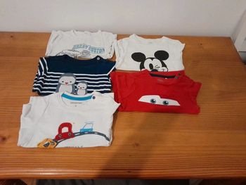 5 tee shirt manches longues Orchestra 9 mois comme neuf