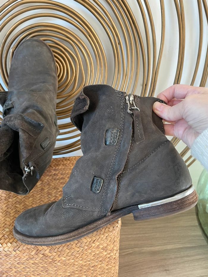 Bottines en cuir Airstep T38 - photo numéro 3