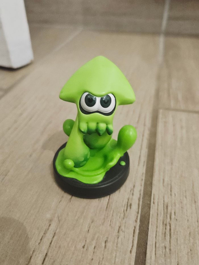 Amiibo splatoon calamar inkling vert