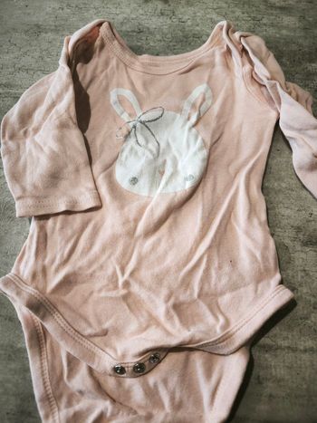 Body lapin + bas de pyjama 