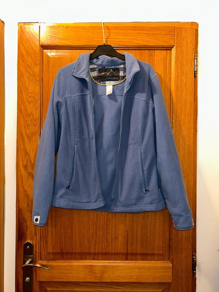 Veste polaire bleu