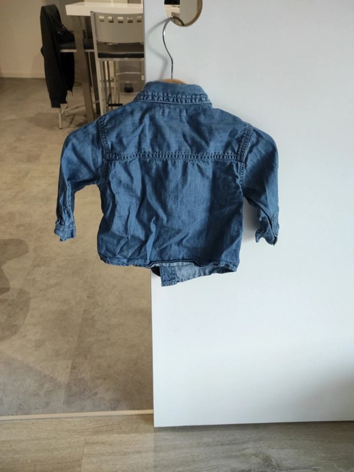 Chemise jean 9 mois - photo numéro 3