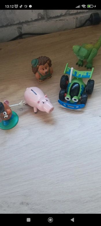 Toy story 5 figurines de 4,5 cm a 8 cm